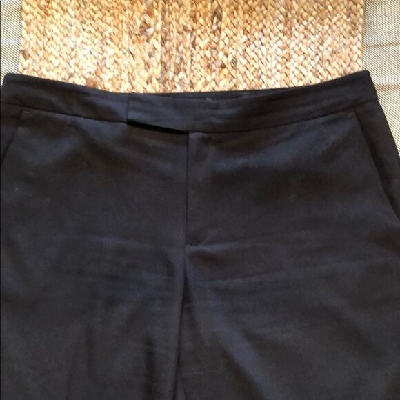 EUC Banana Republic Crepe Wide Leg Pants Black 10 - Picture 2 of 8